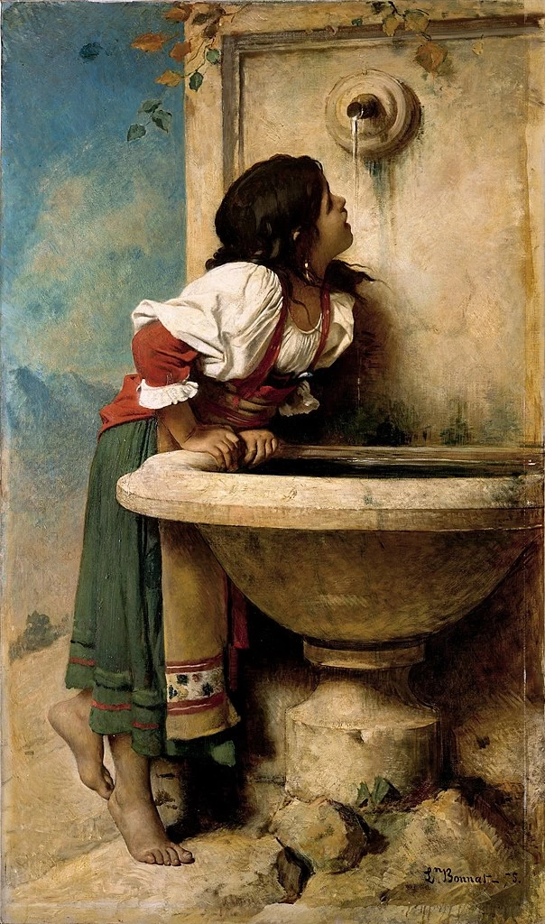 Léon Bonnat - Ragazza romana alla fontana, Metropolitan Museum of Art, New York